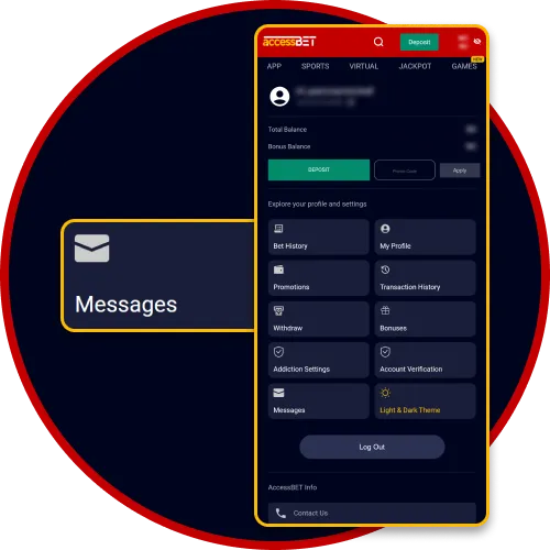 Get push alerts through AccessBet app for players in Nigeria.