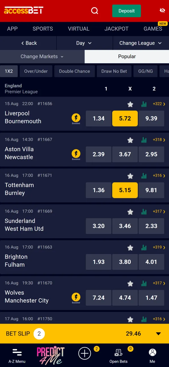 Place qualifying bets on AccessBet to trigger your welcome bonus rewards.