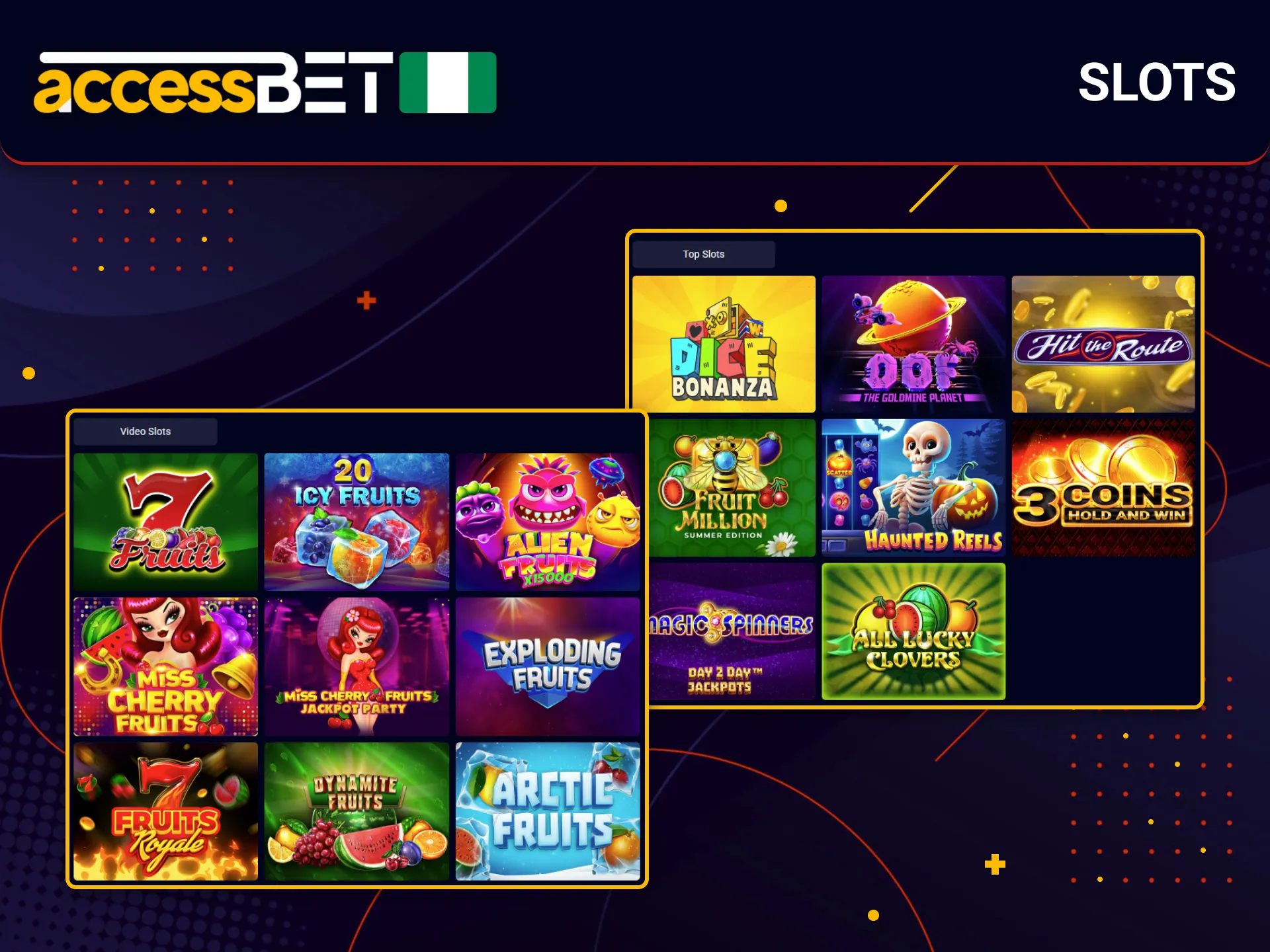Enjoy AccessBet slots with huge jackpots and immersive gameplay.