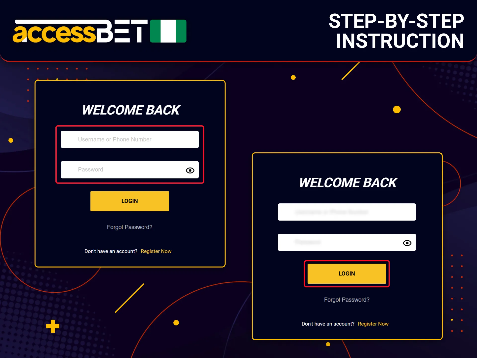 Follow simple steps to complete AccessBet login process in Nigeria.