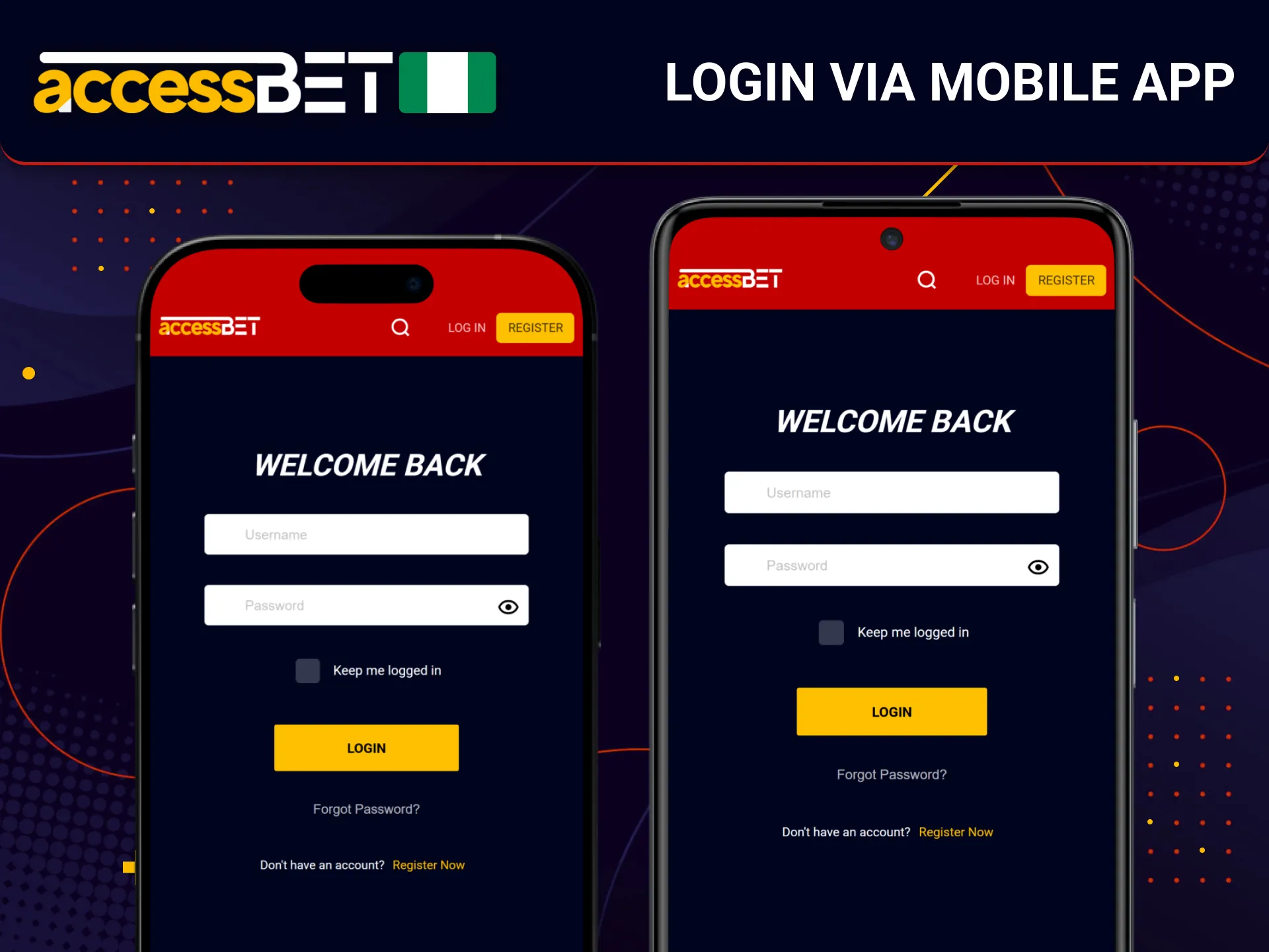 Login through the AccessBet app is quick and secure for Nigerian users.