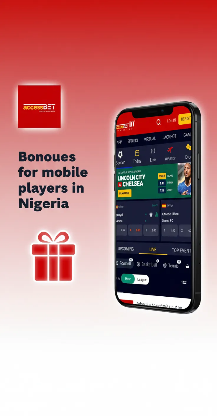 Mobile betting bonuses in Nigeria: 100% first deposit up to ₦10,000, odds boosts, free bets. Check app promotions and T&Cs.
