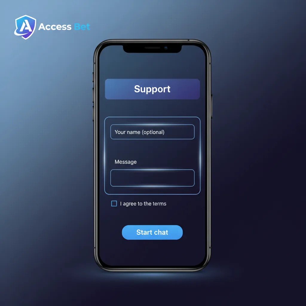Customer support: Live Chat, Email Form, Help Centre, Social updates; quick help for account, payments, and bets.