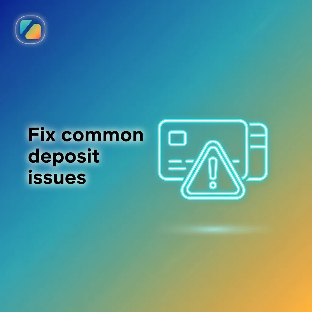 Fix common deposit issues: OTP not received, card declined, transfer not reflected, limits, crypto pending.