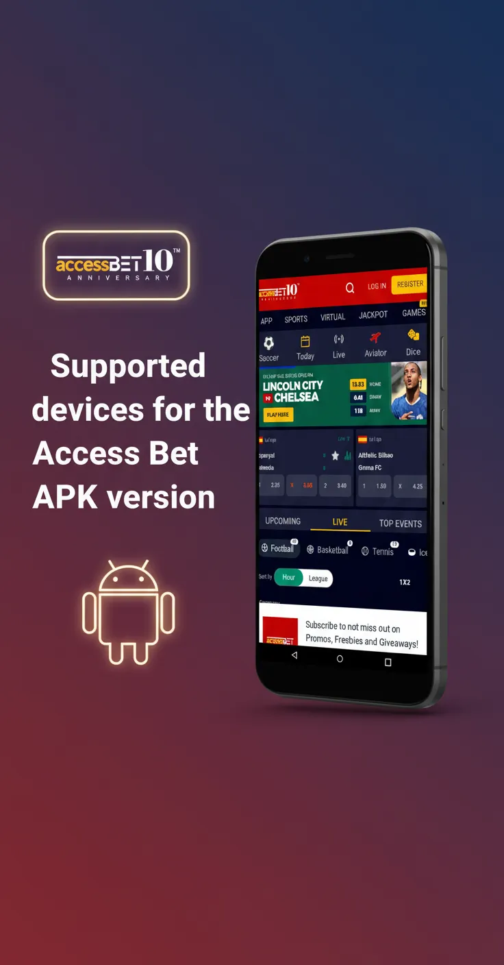 Table of Access Bet APK supported devices: 2018+ Samsung, Sony, Huawei, OnePlus, Oppo, Google, Xiaomi, Poco models